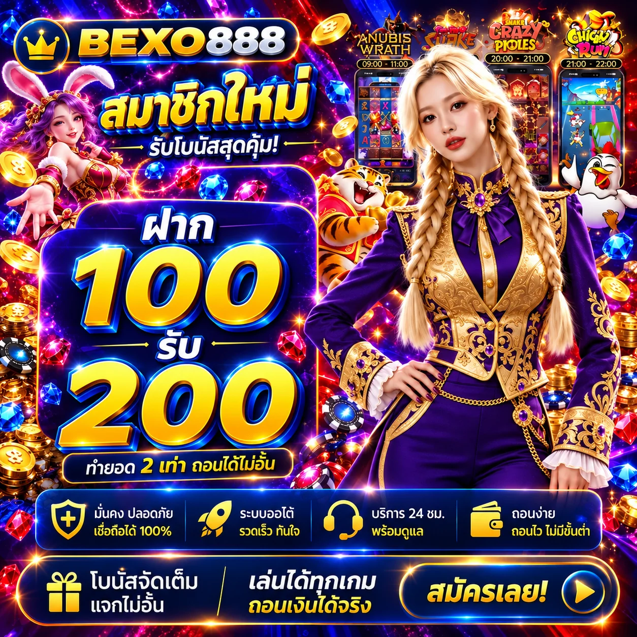 BEXO888 ทดลองเล่นสล็อต PG Soft